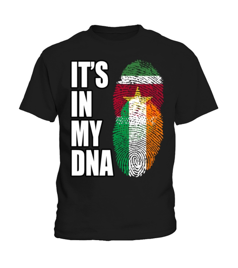 Surinamese And Irish Vintage Heritage DNA Flag Kids T-Shirt