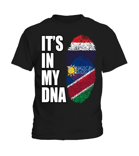 Thai And Namibian Vintage Heritage DNA Flag Kids T-Shirt
