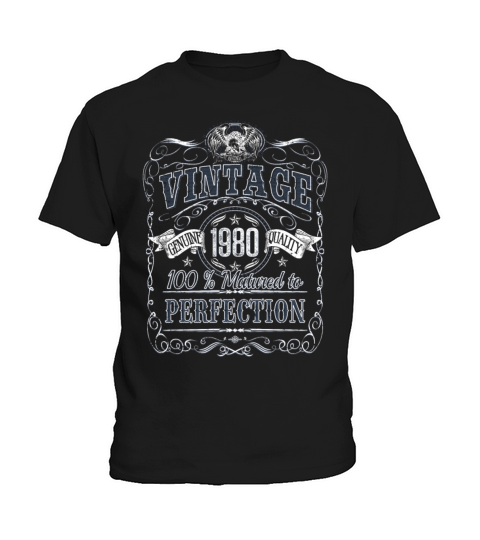 Vinage 1980 birthday year of birth 1980 gift Kids T-Shirt