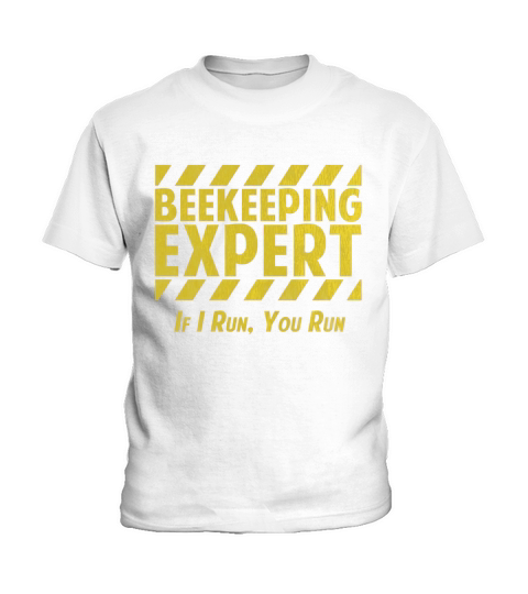 Vintage Beekeeping Beekeeper Expert If I Run You Run T-Shirt Kids T-Shirt