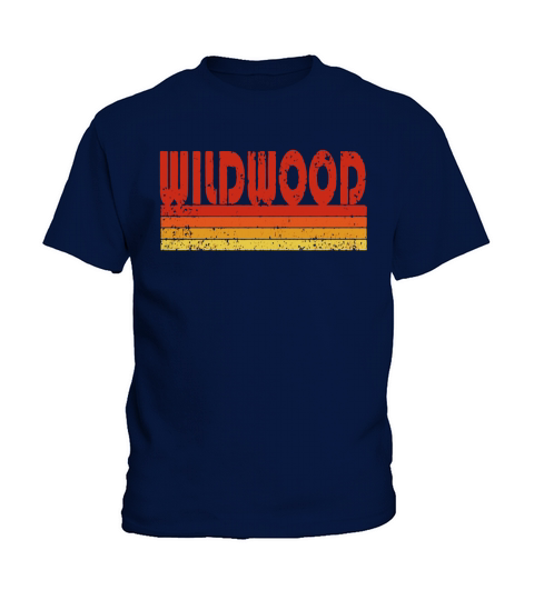 Vintage Retro Wildwood New Jersey T-Shirt Kids T-Shirt