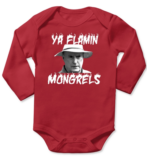 Alf Stewart Flamin Mongrels T Shirts Long Sleeve Baby One-Piece