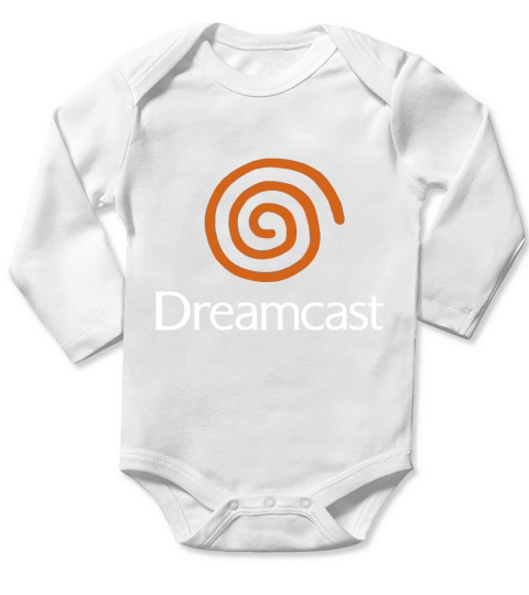 Dreamcast Long Sleeve Baby One-Piece