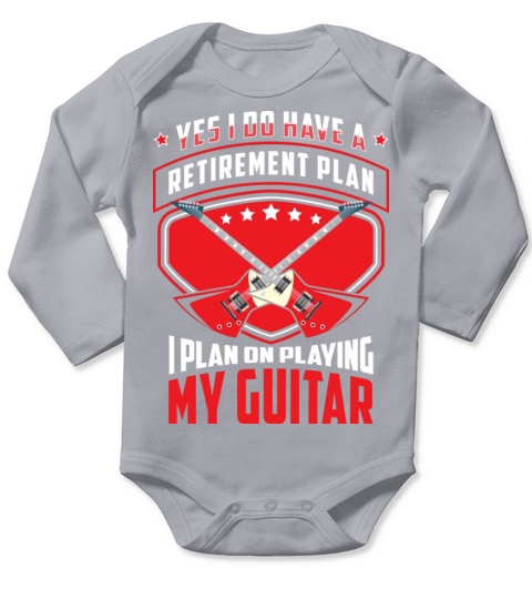 Guitarist Electric Guitar Bass Long Sleeve Baby One-Piece