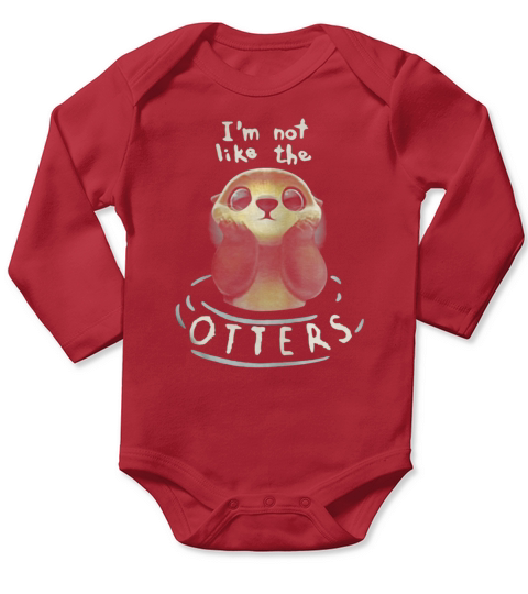 Im Not Like The Otters Long Sleeve Baby One-Piece
