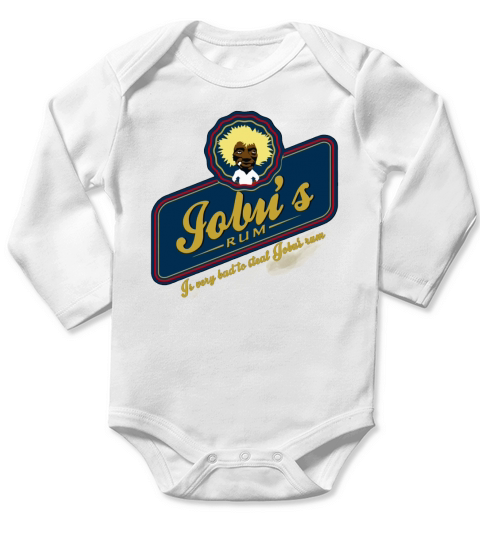 IS VERY BAD TO STEAL JOBU S RUM T-Shirt Long Sleeve Baby One-Piece