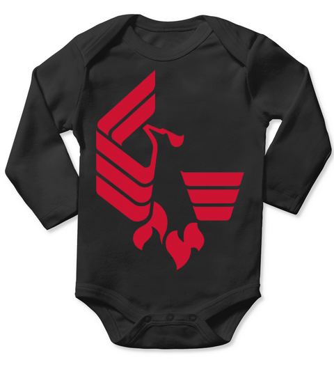 Single Logo Phoenix University Long Sleeve Baby One-Piece