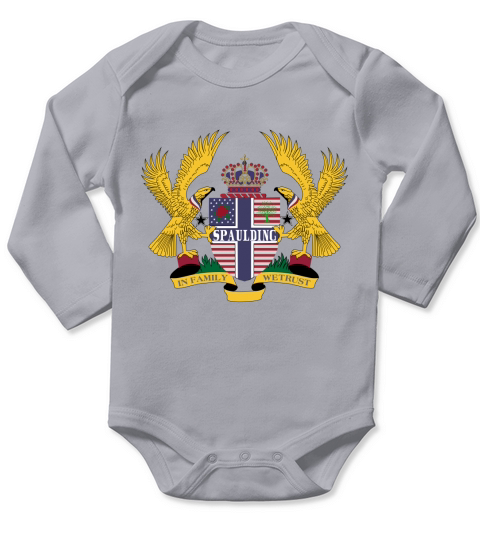 Spaulding Family Crest For American People - Spaulding Family T-Shirt, Hoodie, Sweatshirt Long Sleeve Baby One-Piece