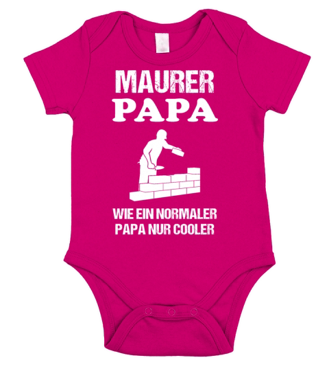 Bricklayer Dad Quote Craftsman Profession Gift Short Sleeve Baby One-Piece