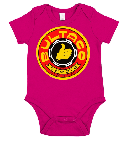 Bultaco Cemoto Motorcycle Short Sleeve Baby One-Piece