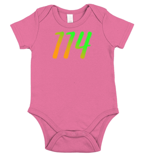 cent quatorze one hundred fourteen Short Sleeve Baby One-Piece