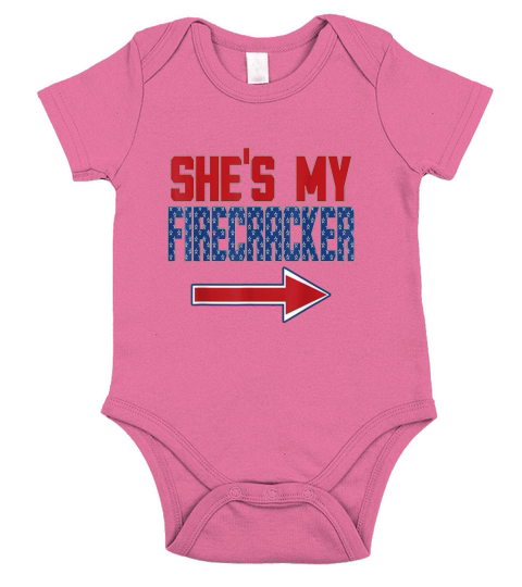 Fourth of July Couples Independence Day shirt Short Sleeve Baby One-Piece