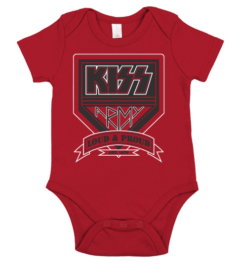 Kiss Army Short Sleeve Baby One-Piece