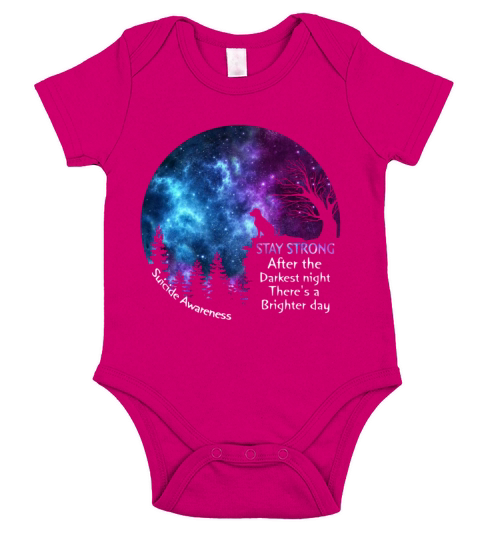 Labrador Retriever Suicide Awareness Pet Lovers Short Sleeve Baby One-Piece