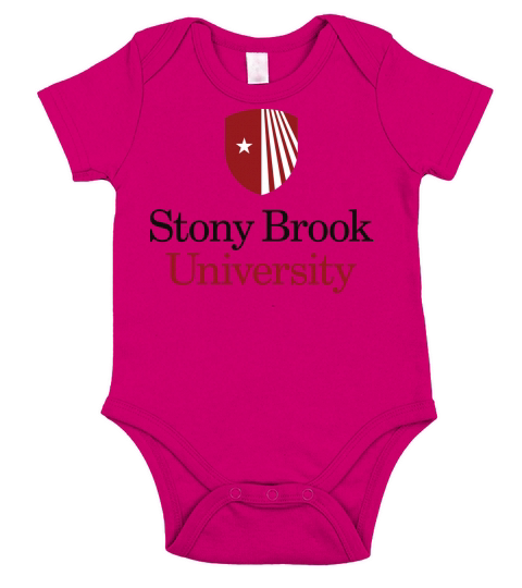 Simple Logo Stony Brook University 2020 Short Sleeve Baby One-Piece