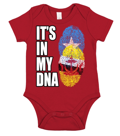 Somali And Bruneian Vintage Heritage DNA Flag Short Sleeve Baby One-Piece