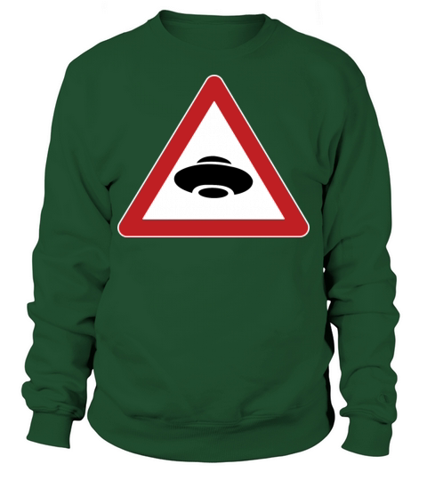 Attention UFO - unknown flying object Sweatshirt Unisex