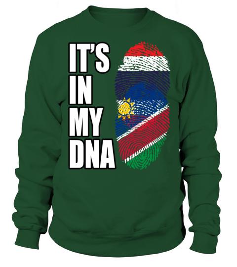 Thai And Namibian Vintage Heritage DNA Flag Sweatshirt Unisex