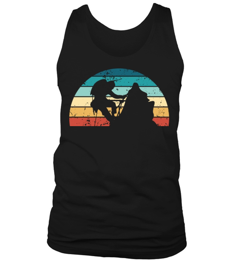 Retro Climbing Sunset Vintage Bouldering Sunrise Tank Top Unisex
