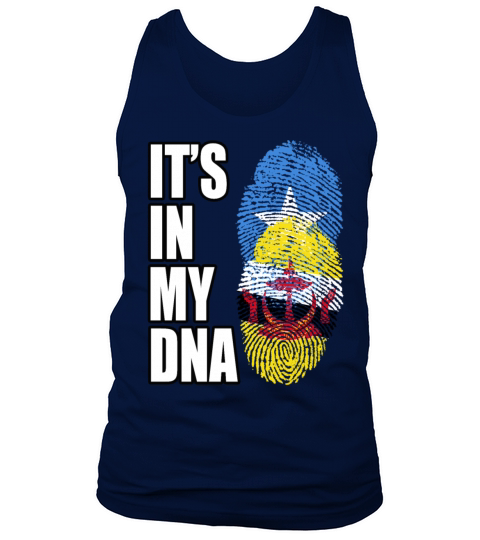 Somali And Bruneian Vintage Heritage DNA Flag Tank Top Unisex