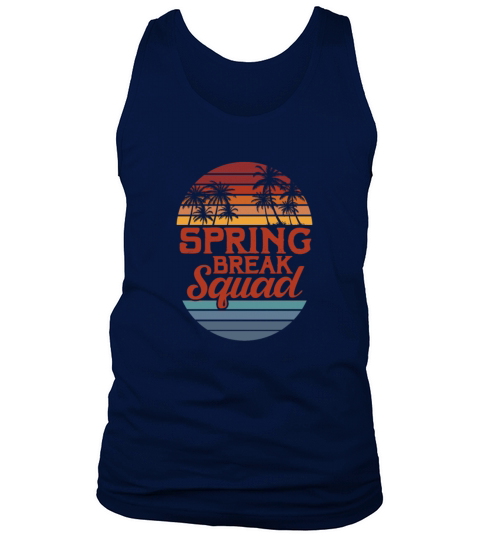 Spring Break Squad Sunset Vintage Tank Top Unisex