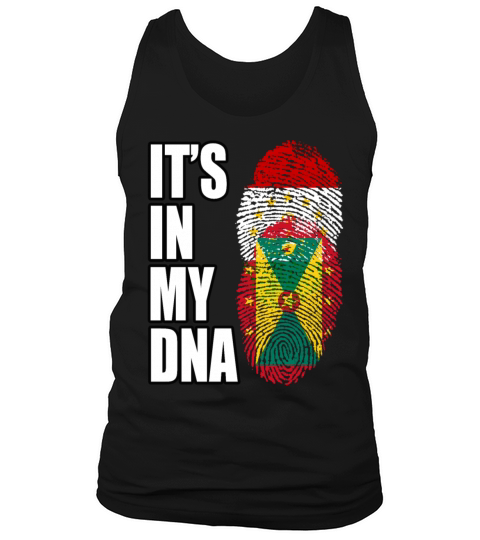 Tajikistani And Grenadian Vintage Heritage DNA Fla Tank Top Unisex