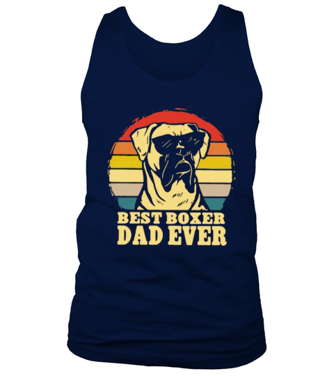 Vintage Best Boxer Dad Ever Father’s Day Tank Top Unisex