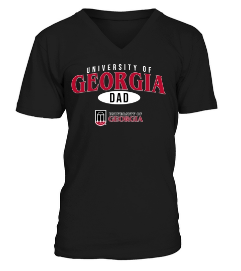 Champion University Of Georgia Dad 2020 V-Neck T-shirt