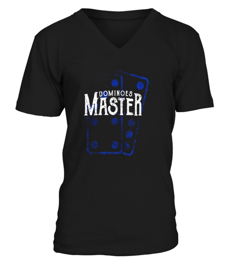 Dominoes Master Gifts Game Best Domino Player T-Shirt Tee V-Neck T-shirt