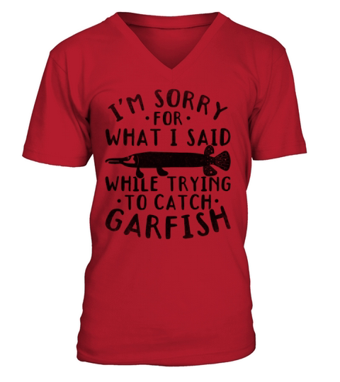 Im Sorry For What I Said While Trying To Catch V-Neck T-shirt