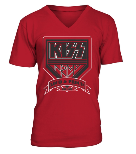 Kiss Army V-Neck T-shirt