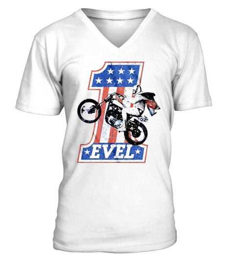 one evel V-Neck T-shirt