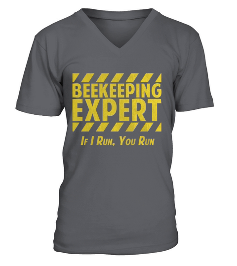 Vintage Beekeeping Beekeeper Expert If I Run You Run T-Shirt V-Neck T-shirt
