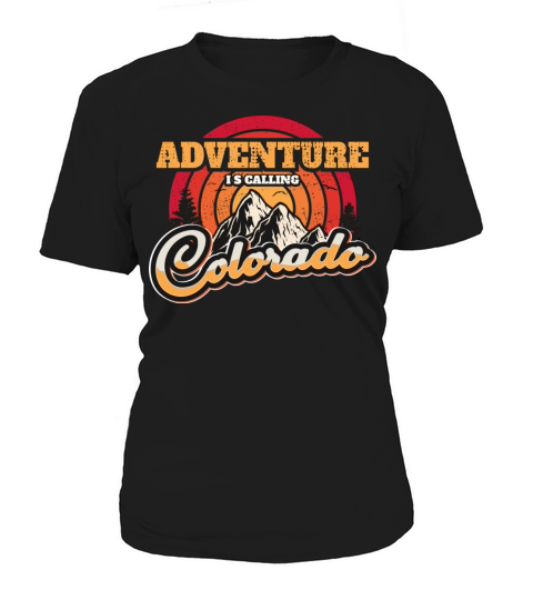 Colorado Retro Vintage Hiking Mountains Nature Women's T-Shirt
