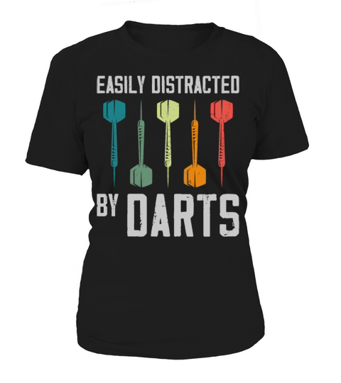 Darts Vintage Retro Arrows Easily Women's T-Shirt