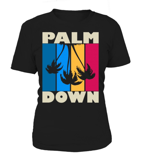 palm down vintage sunset Women's T-Shirt