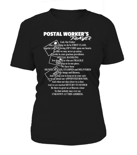 Postal Worker Prayer One piece collection Women's T-Shirt