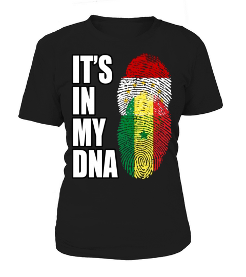 Tajikistani And Senegalese Vintage Heritage DNA Fl Women's T-Shirt