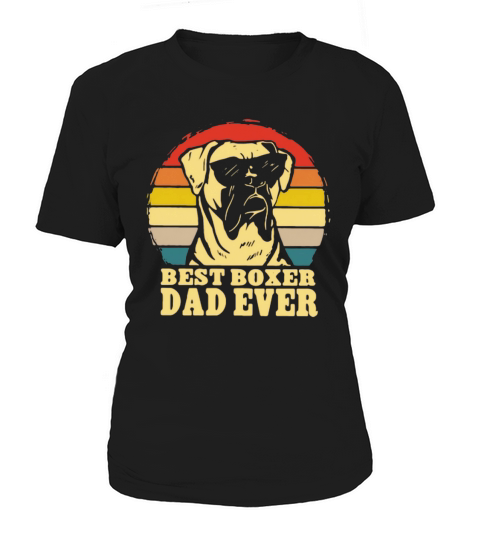 Vintage Best Boxer Dad Ever Father’s Day Women's T-Shirt