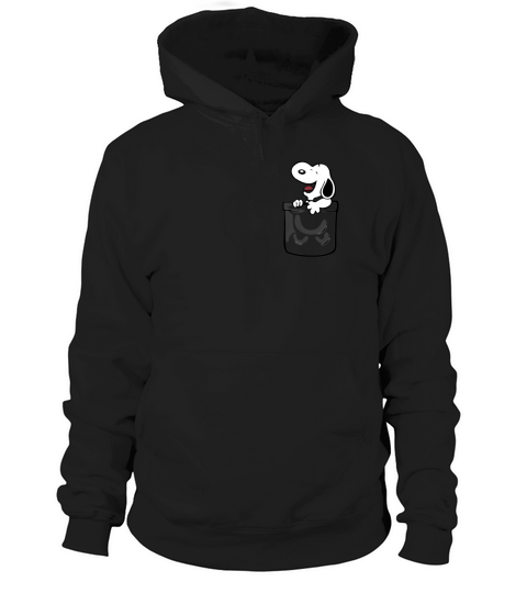snoopy pocket Hoodie Unisex