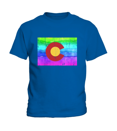 America State Of Colorado Gay Pride LGBT Pride Kids T-Shirt