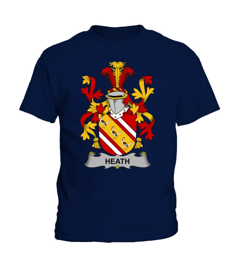 Heath Family Crest Irish Family Crests II Kids T-Shirt