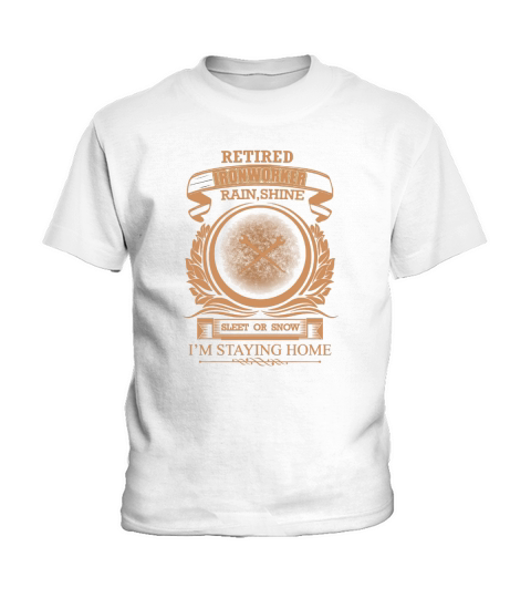 Retired Ironworker Kids T-Shirt