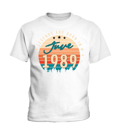 Retro 1989 June Kids T-Shirt