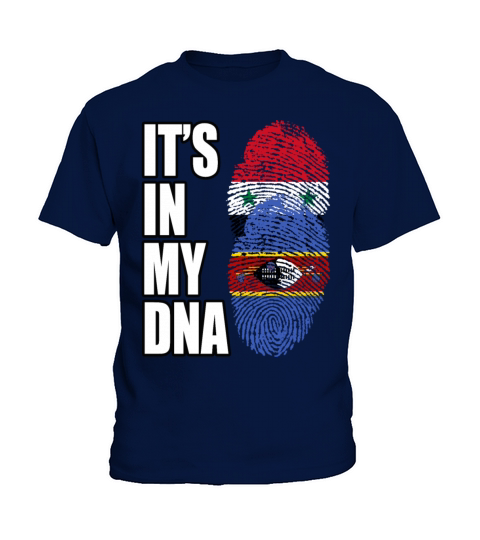 Syrian And Swazi Vintage Heritage DNA Flag Kids T-Shirt