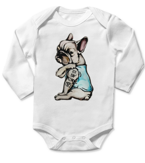Ich bin kein mops T-Shirt Long Sleeve Baby One-Piece