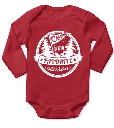 ing Is My Favorite Season Vacation Trip Outdoor Ca Long Sleeve Baby One-Piece