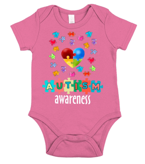Autism Awareness Month Short Sleeve Baby One-Piece