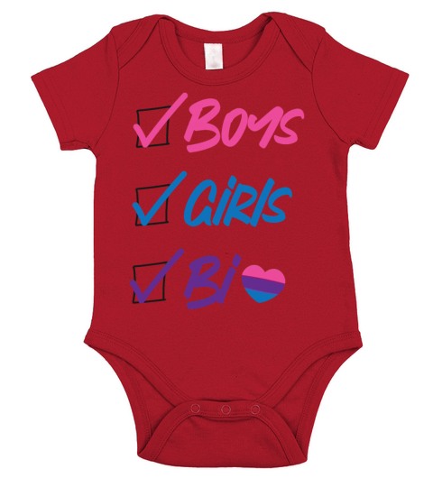 Bisexual Bi Pride Flag Boys Girls Short Sleeve Baby One-Piece