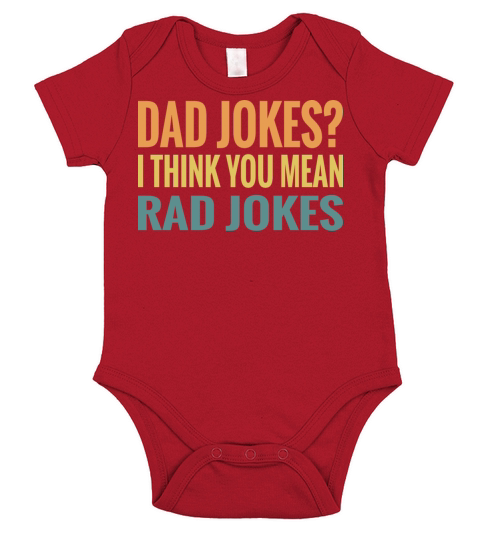 Fathers Day Puns Funny Dad Jokes Retro Dad Short Sleeve Baby One-Piece